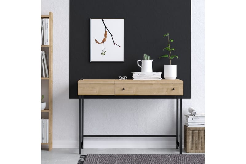 Retore Skrivebord 45x100 cm - Eik/Svart - Møbler - Bord - Kontorbord - Skrivebord