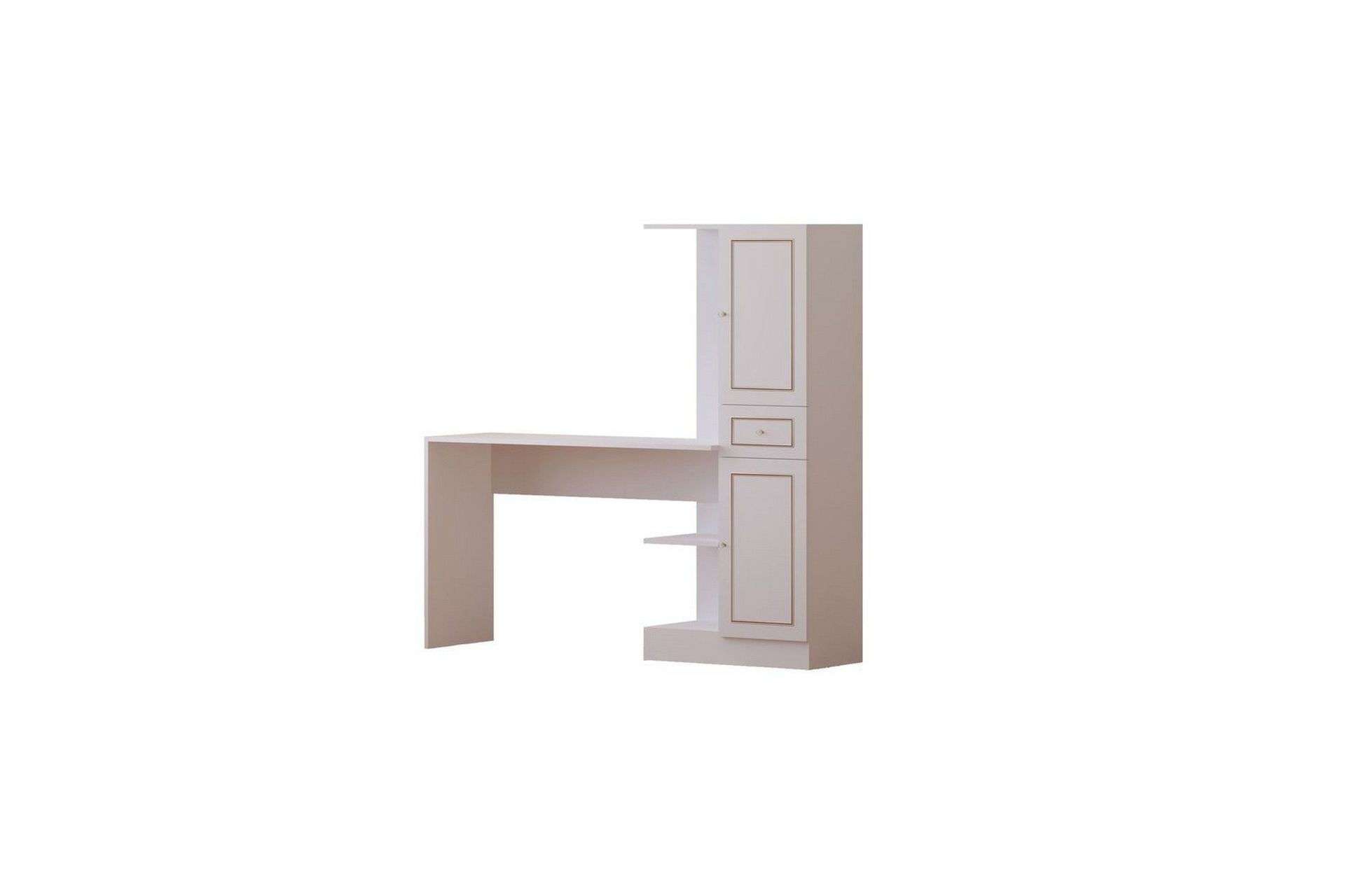 Seyrel Skrivebord 40x120 cm - Matt Hvit