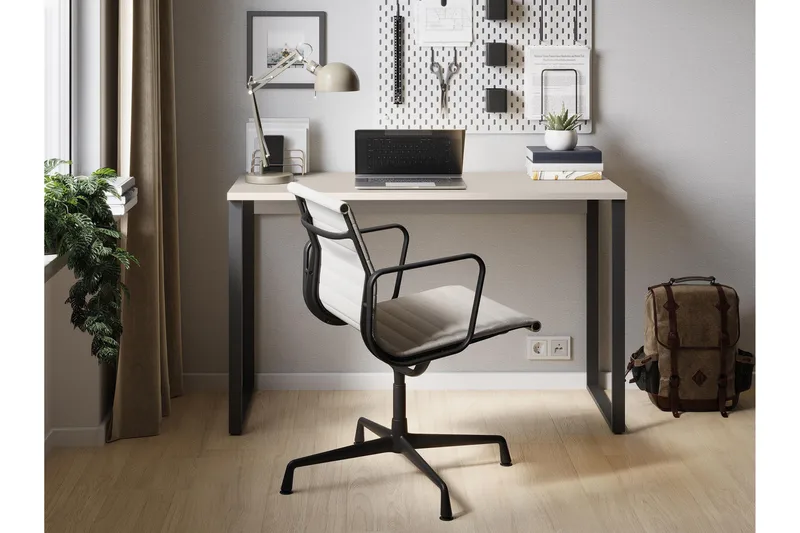 Sigmana Skrivebord 125x55 cm - Lys Grå - Møbler - Bord - Kontorbord - Skrivebord