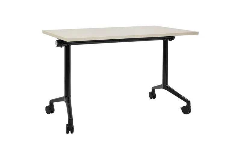 Skrivbord Light colored wood||Black 120x60x75 cm, undefined