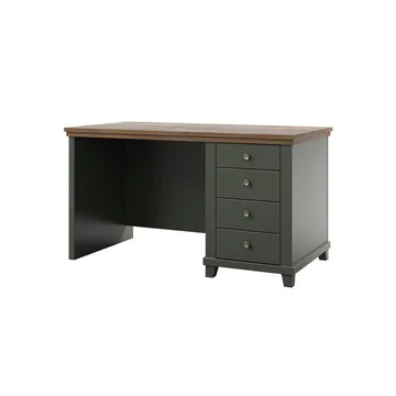 Skrivbord Skrivbord Evora med 4 Lådor Grön - Møbler - Bord - Kontorbord - Skrivebord
