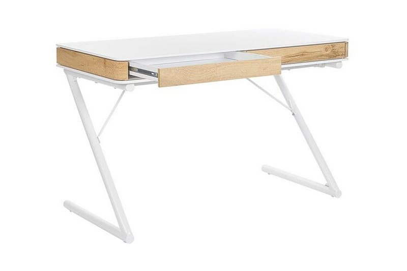 Skrivebord 120 x 60 cm Hvit FONTANA - Hvit - Skrivebord