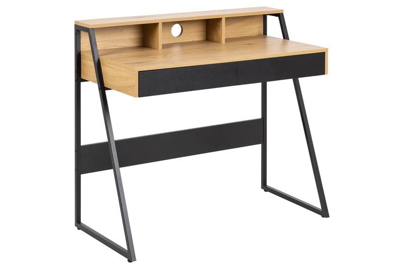 Ains Skrivebord 100x100 cm - Natur - Møbler - Bord - Kontorbord - Skrivebord