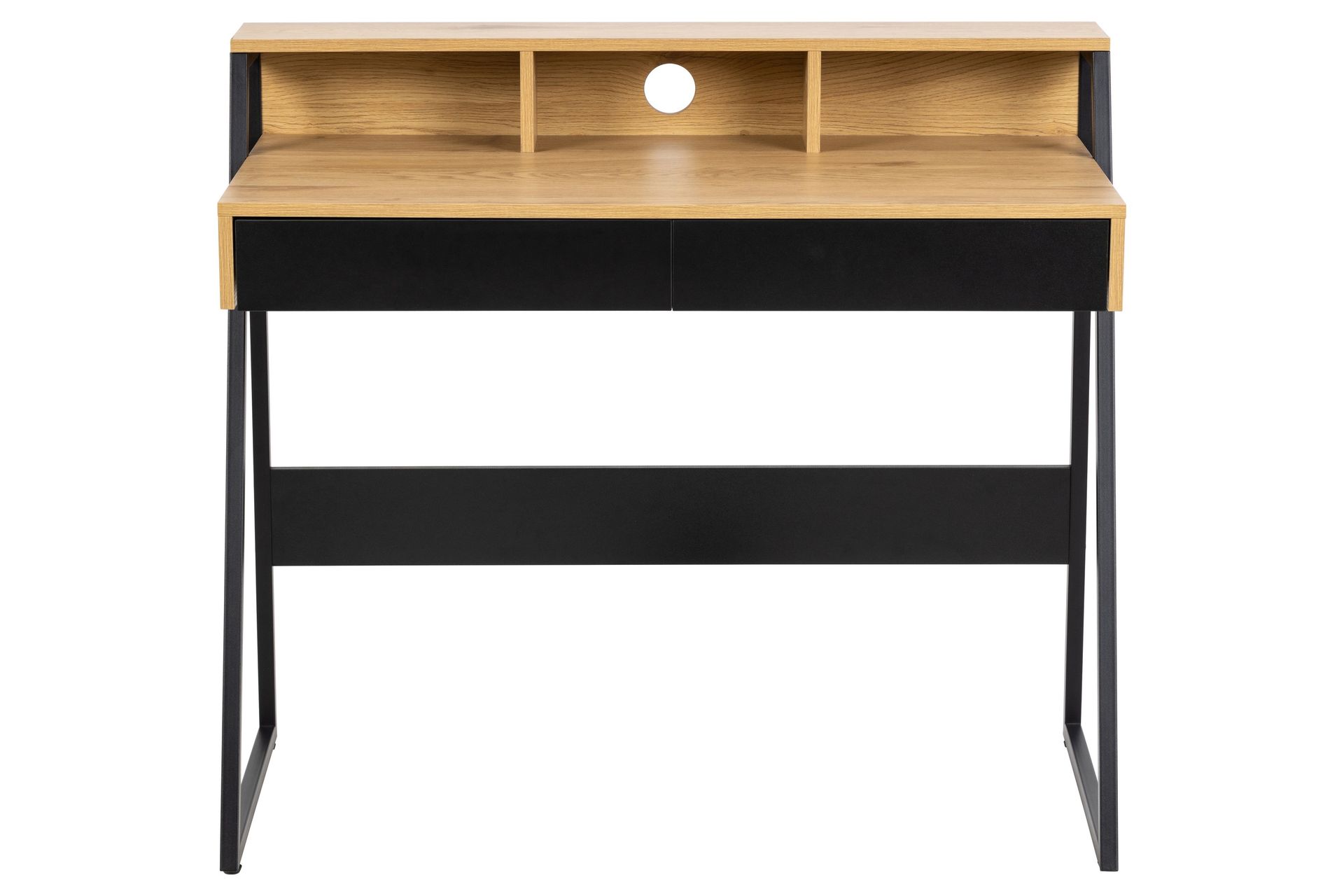 Ains Skrivebord 100x100 cm - Natur - Møbler - Bord - Kontorbord - Skrivebord