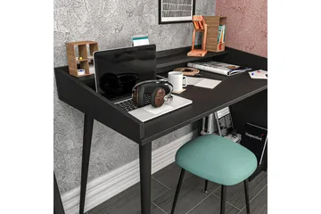Andifli Skrivebord 59x88,3x121,8 cm med oppbevaring - Svart - Møbler - Bord - Kontorbord - Skrivebord