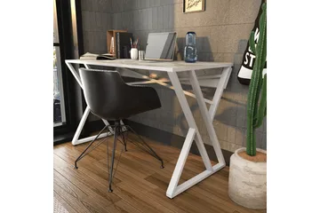 Andifli Skrivebord 60x75x120 cm - Hvit - Møbler - Bord - Kontorbord - Skrivebord