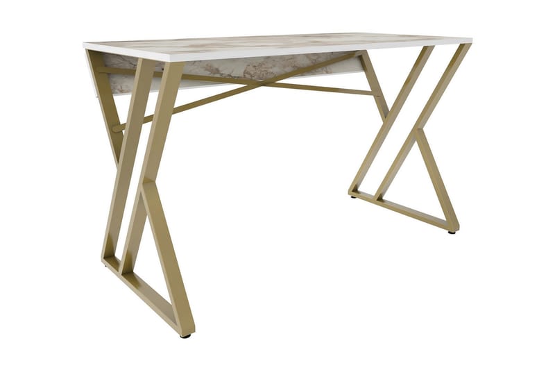 Andifli Skrivebord 60x75x120 cm - Hvit - Møbler - Bord - Kontorbord - Skrivebord