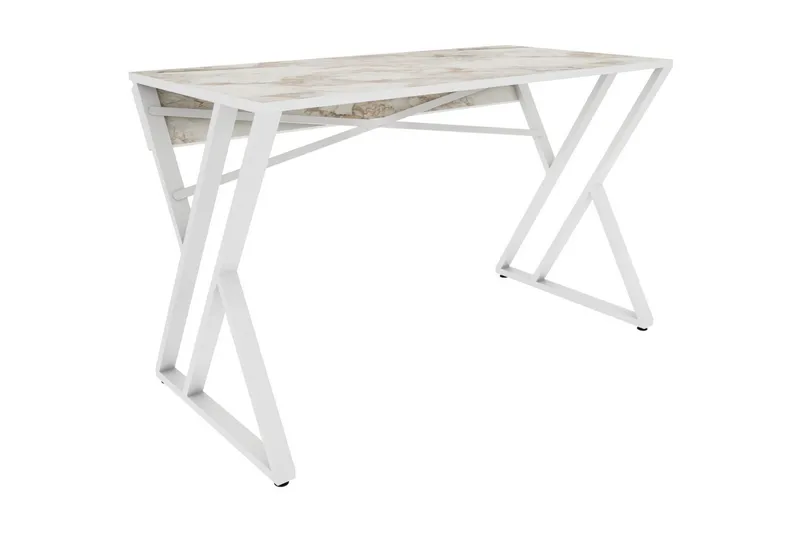 Andifli Skrivebord 60x75x120 cm - Hvit - Møbler - Bord - Kontorbord - Skrivebord