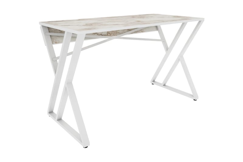 Andifli Skrivebord 60x75x120 cm - Hvit - Møbler - Bord - Kontorbord - Skrivebord