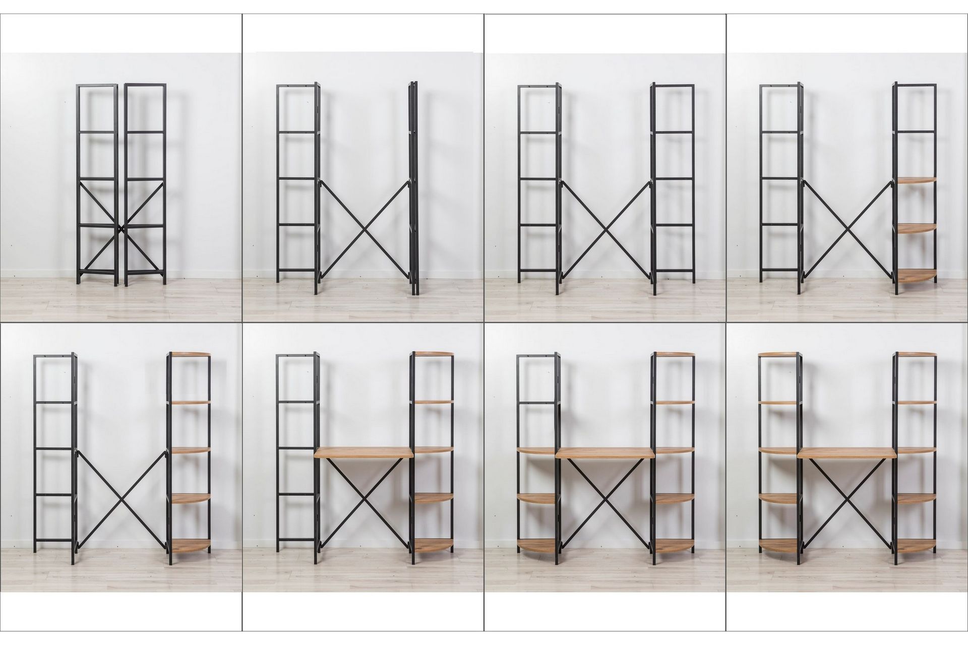 Aura Skrivebord 139 cm - Brun/Svart - Møbler - Bord - Kontorbord - Skrivebord