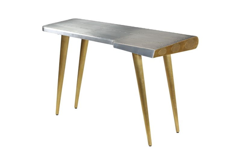 Aviator skrivebord i gammeldags luftfartsstil 120x60x76 cm - Møbler - Bord - Kontorbord - Skrivebord