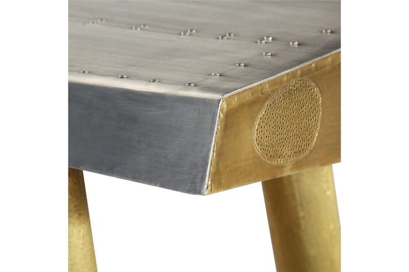 Aviator skrivebord i gammeldags luftfartsstil 120x60x76 cm - Møbler - Bord - Kontorbord - Skrivebord