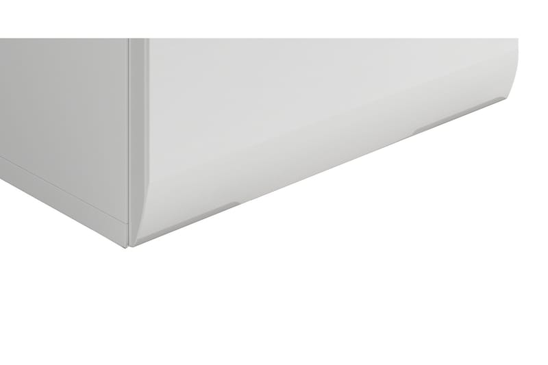 Azteca Databord 120 cm med Oppbevaring Skuff - Hvit - Skrivebord