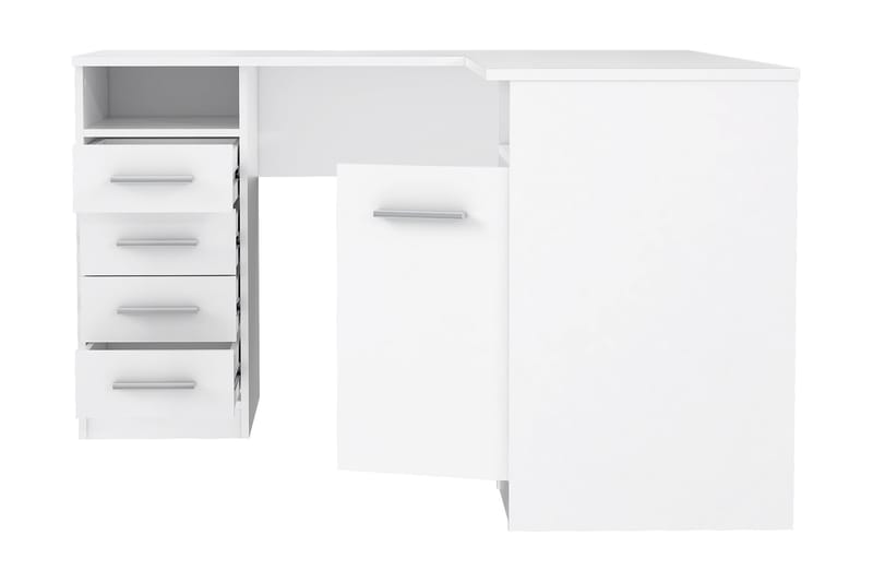Baacwood skrivebord 125 cm - Hvit - Møbler - Bord - Kontorbord - Skrivebord