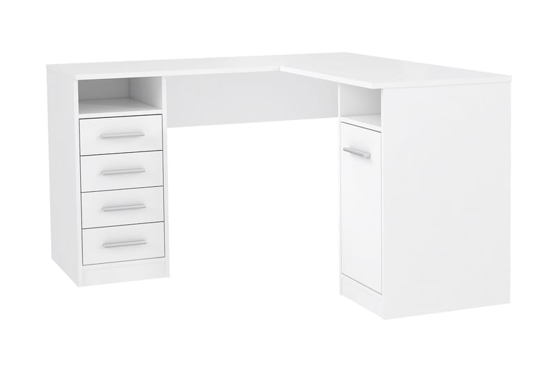 Baacwood skrivebord 125 cm - Hvit - Møbler - Bord - Kontorbord - Skrivebord