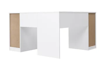 Baacwood skrivebord 125 cm - Hvit - Møbler - Bord - Kontorbord - Skrivebord - Hjørneskrivebord