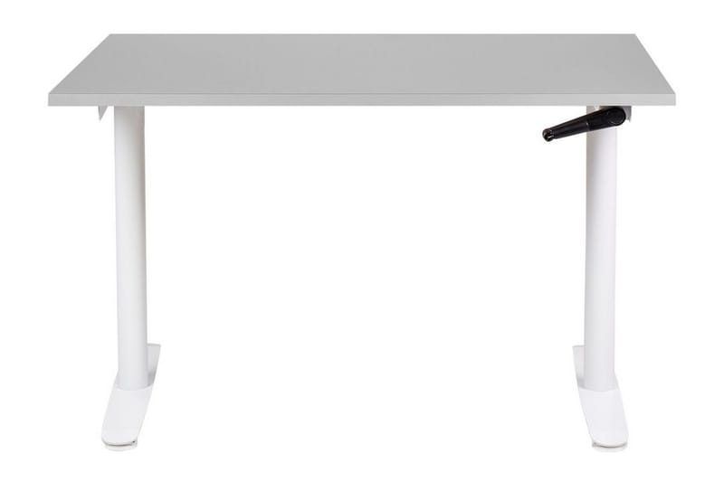 Banner Skrivebord 72x120 cm - Grå/Hvit - Møbler - Bord - Kontorbord - Skrivebord - Hev og senkbart skrivebord