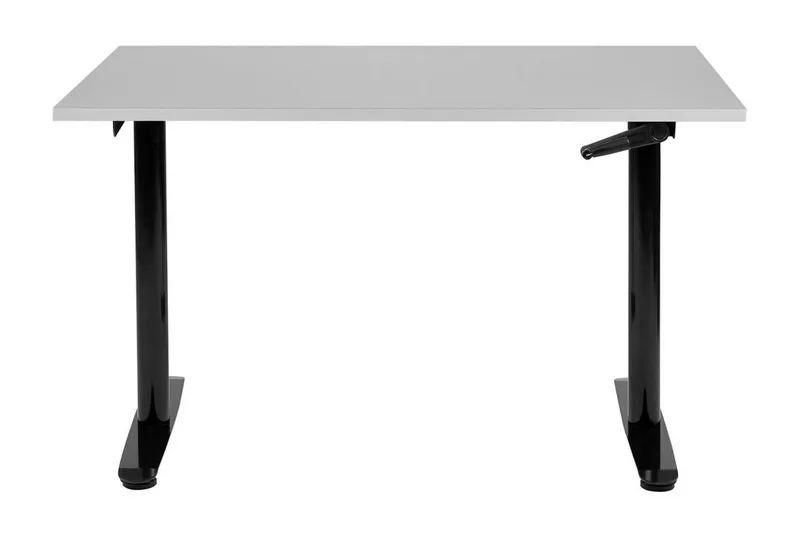 Banner Skrivebord 72x120 cm - Grå/Svart - Møbler - Bord - Kontorbord - Skrivebord - Hev og senkbart skrivebord