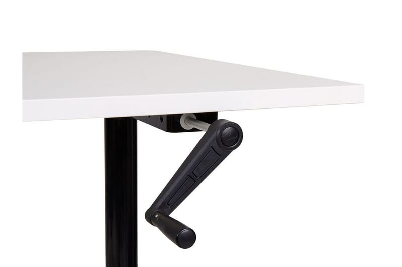 Banner Skrivebord 72x120 cm - Hvit/Svart - Møbler - Bord - Kontorbord - Skrivebord - Hev og senkbart skrivebord