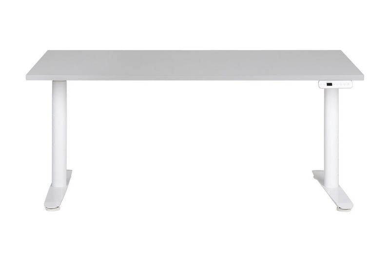 Banner Skrivebord 72x160 cm - Grå/Hvit - Møbler - Bord - Kontorbord - Skrivebord - Hev og senkbart skrivebord