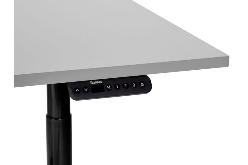 Banner Skrivebord 72x160 cm - Grå/Svart - Møbler - Bord - Kontorbord - Skrivebord - Hev og senkbart skrivebord