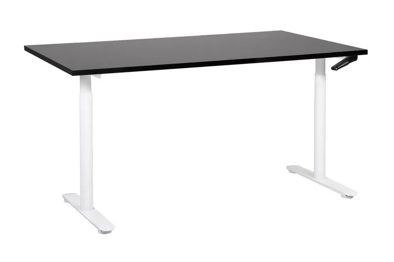 Banner Skrivebord 72x160 cm, Svart/Hvit