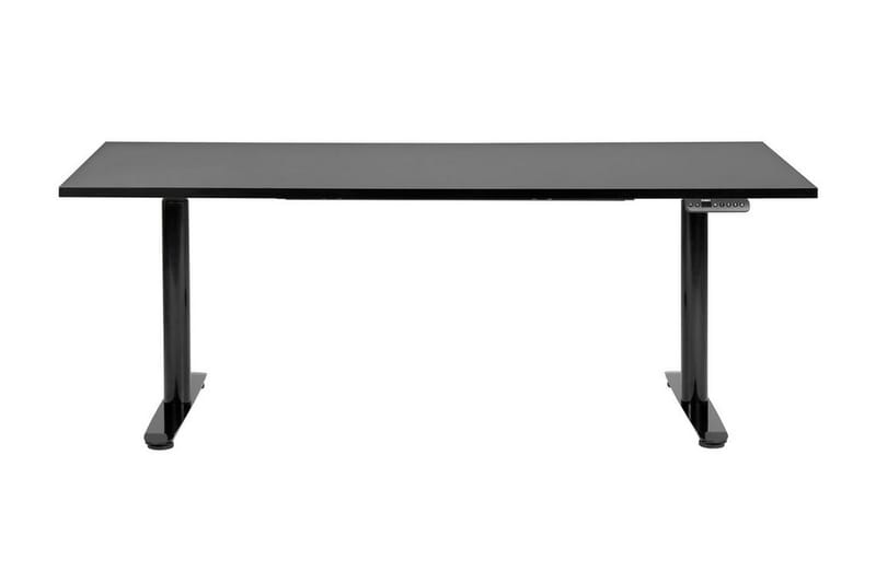 Banner Skrivebord 80x180 cm - Svart - Møbler - Bord - Kontorbord - Skrivebord - Hev og senkbart skrivebord