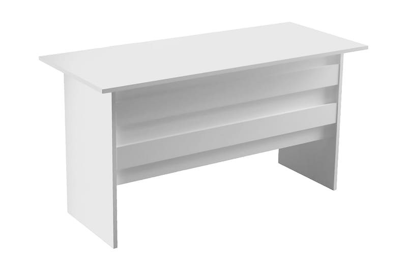 Barrock Skrivebord 140 cm - Hvit - Møbler - Bord - Kontorbord - Skrivebord