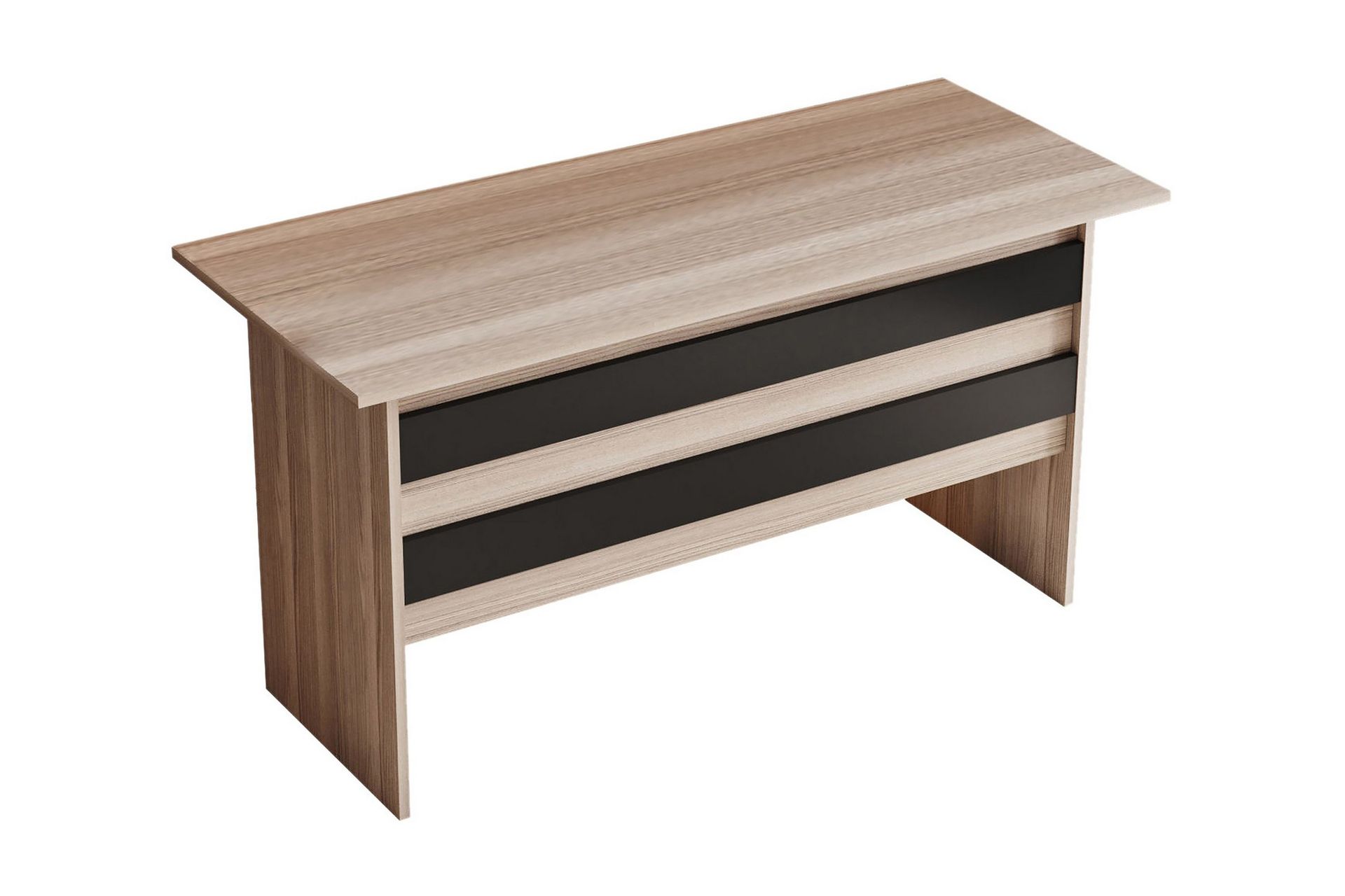 Barrock Skrivebord 140 cm - Natur/Svart