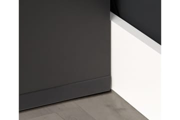 Bays Gaming Skrivebord 160 cm med Oppbevaring 2 Hyller - Svart - Møbler - Bord - Kontorbord - Skrivebord