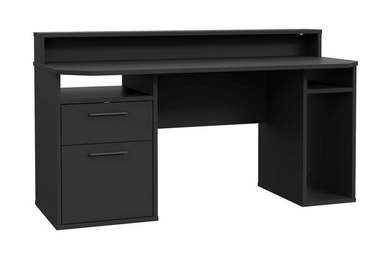 Bays Gaming Skrivebord 160 cm - Svart - Møbler - Bord - Kontorbord - Skrivebord