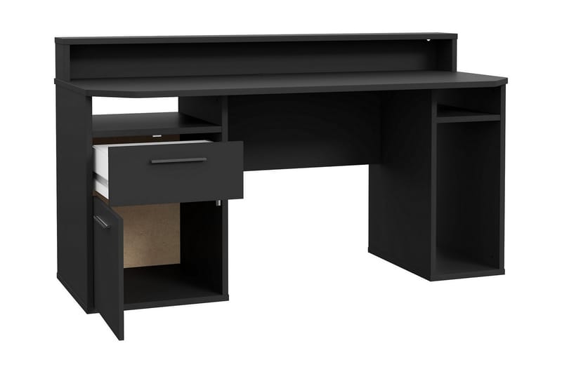 Bays Gaming Skrivebord 160 cm - Svart - Møbler - Bord - Kontorbord - Skrivebord