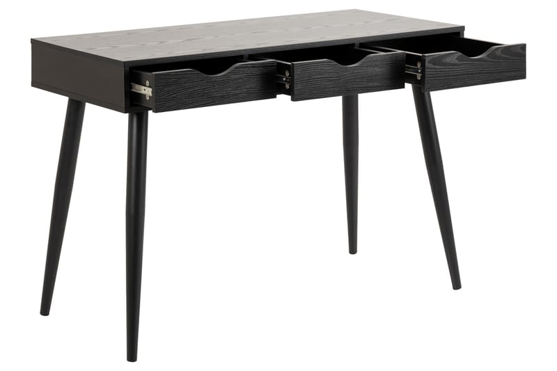 Bernard Skrivebord 110x110 cm - Sort - Møbler - Bord - Kontorbord - Skrivebord