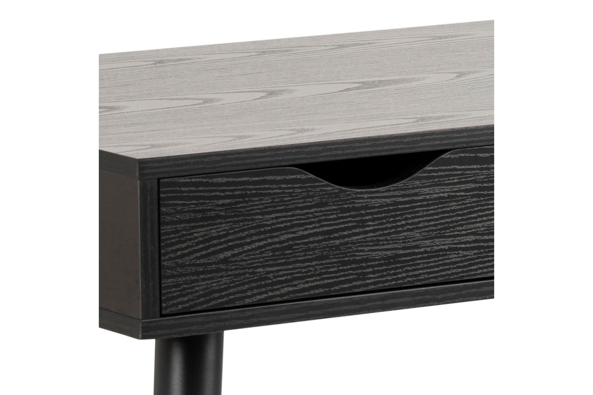 Bernard Skrivebord 110x110 cm - Sort - Møbler - Bord - Kontorbord - Skrivebord