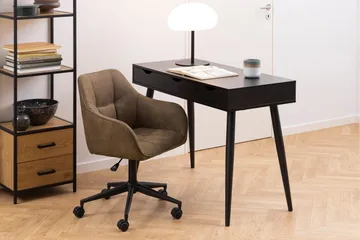 Bernard Skrivebord 110x110 cm - Sort - Møbler - Bord - Kontorbord - Skrivebord
