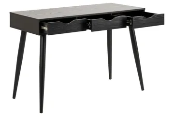 Bernard Skrivebord 110x110 cm - Sort - Møbler - Bord - Kontorbord - Skrivebord