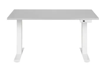 Bina Skrivebord 72x120 cm - Grå/Hvit - Møbler - Bord - Kontorbord - Skrivebord - Hev og senkbart skrivebord