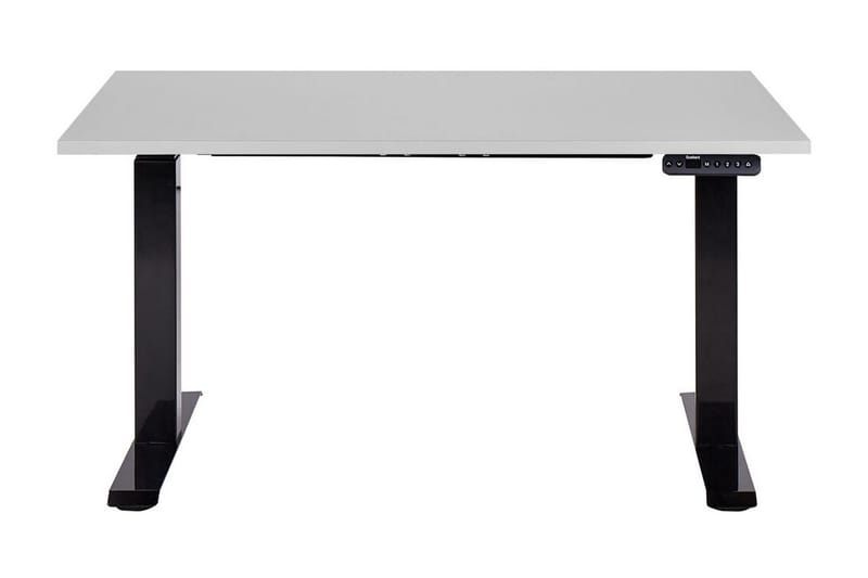 Bina Skrivebord 72x120 cm - Grå/Svart - Møbler - Bord - Kontorbord - Skrivebord - Hev og senkbart skrivebord