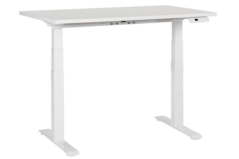 Bina Skrivebord 72x120 cm - Hvit - Møbler - Bord - Kontorbord - Skrivebord - Hev og senkbart skrivebord