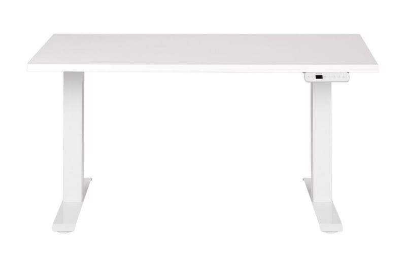 Bina Skrivebord 72x120 cm - Hvit - Møbler - Bord - Kontorbord - Skrivebord - Hev og senkbart skrivebord