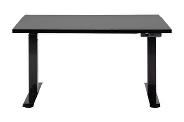 Bina Skrivebord 72x120 cm i Malt Tre - Svart - Møbler - Bord - Kontorbord - Skrivebord - Hev og senkbart skrivebord