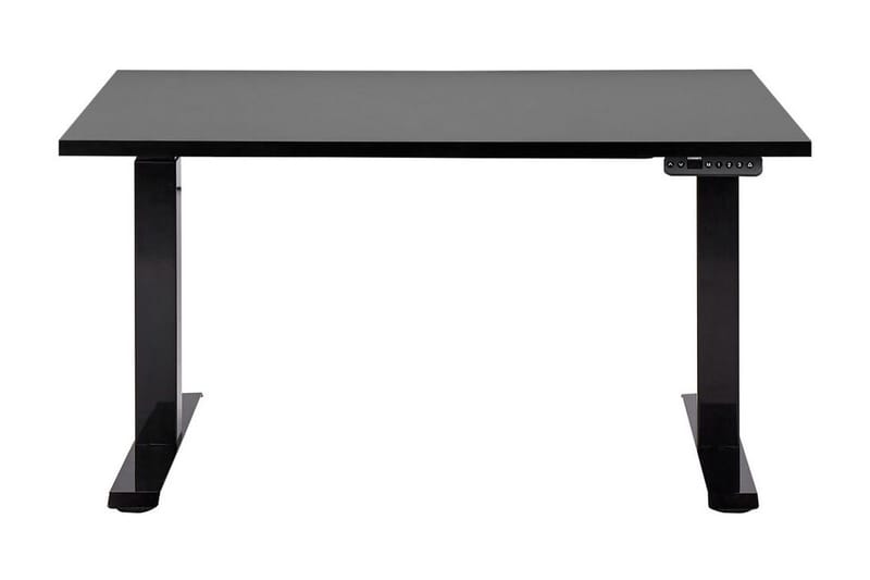 Bina Skrivebord 72x120 cm i Malt Tre - Svart - Møbler - Bord - Kontorbord - Skrivebord - Hev og senkbart skrivebord