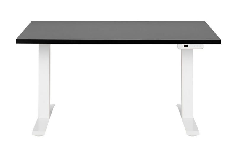 Bina Skrivebord 72x120 cm i Malt Tre - Svart|Hvit - Møbler - Bord - Kontorbord - Skrivebord - Hev og senkbart skrivebord