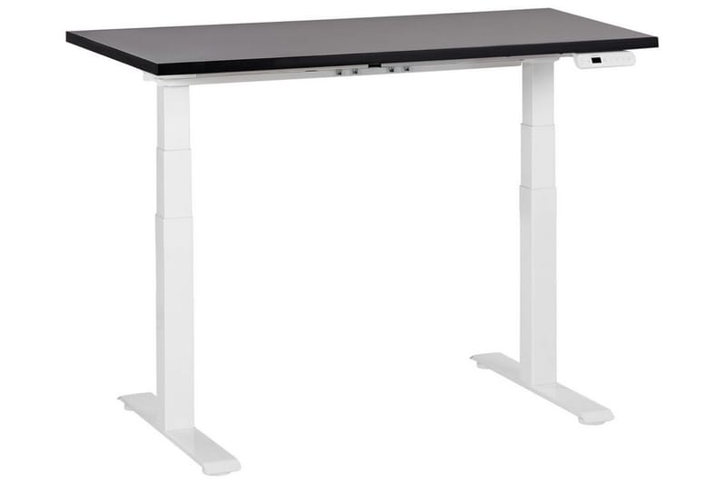Bina Skrivebord 72x120 cm i Malt Tre, Svart|Hvit