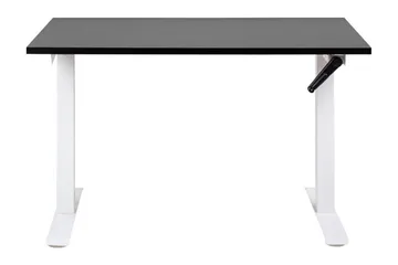 Bina Skrivebord 72x120 cm - Svart/Hvit - Møbler - Bord - Kontorbord - Skrivebord - Hev og senkbart skrivebord