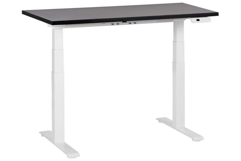 Bina Skrivebord 72x120 cm - Svart/Hvit - Møbler - Bord - Kontorbord - Skrivebord - Hev og senkbart skrivebord