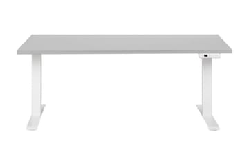 Bina Skrivebord 72x160 cm - Grå/Hvit - Møbler - Bord - Kontorbord - Skrivebord - Hev og senkbart skrivebord