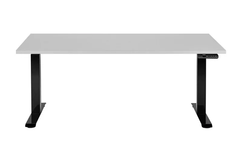 Bina Skrivebord 72x160 cm - Grå/Svart - Møbler - Bord - Kontorbord - Skrivebord - Hev og senkbart skrivebord