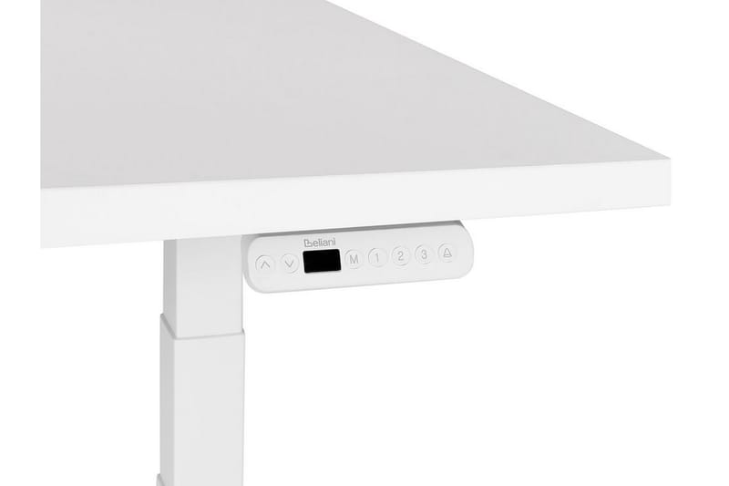 Bina Skrivebord 72x160 cm - Hvit - Møbler - Bord - Kontorbord - Skrivebord - Hev og senkbart skrivebord