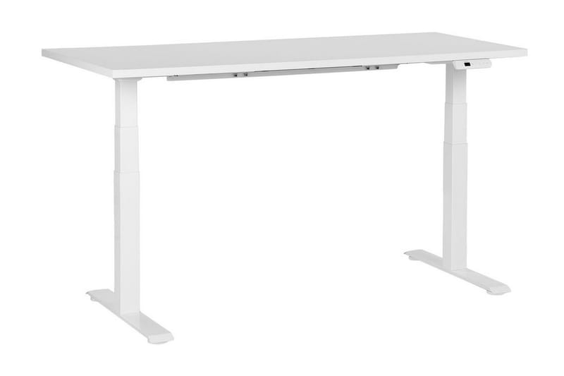 Bina Skrivebord 72x160 cm - Hvit - Møbler - Bord - Kontorbord - Skrivebord - Hev og senkbart skrivebord